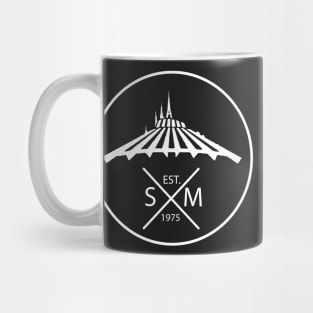 WHITE Space Mountain Pocket Mug